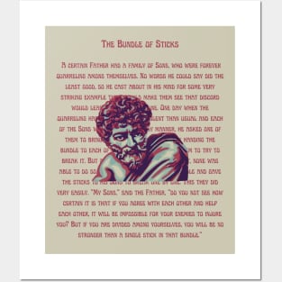 Aesop Portrait and Quote Posters and Art